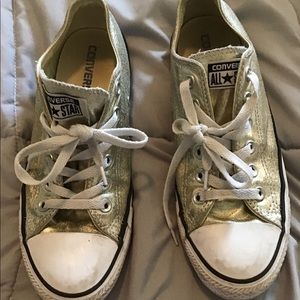 Worn Converse shoes